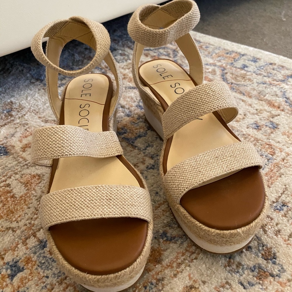 Sole Society Aven Espadrille Wedges - Picture 2 of 2